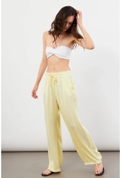 Kadın Sarı Lizbon Pantolon CAR1185