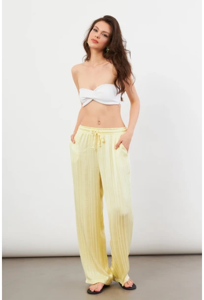 Kadın Sarı Lizbon Pantolon CAR1185