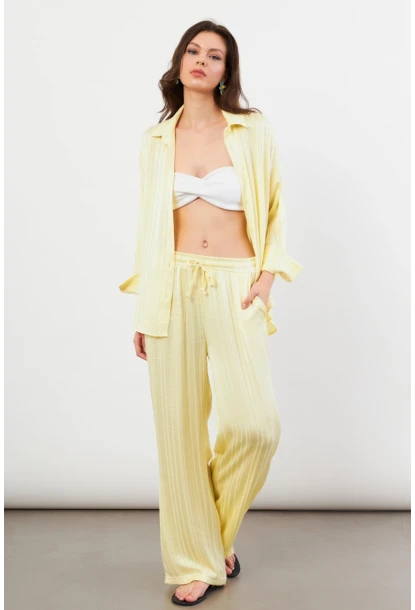 Kadın Sarı Lizbon Pantolon CAR1185