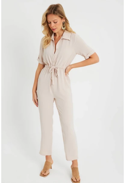 Kadın Tulum Vanilya Q985