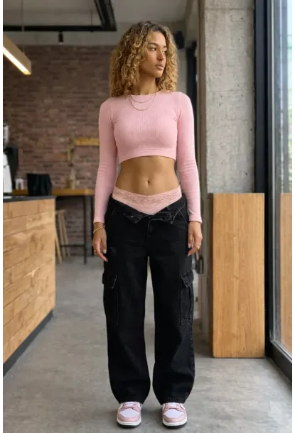 3lü Pamuklu Dantelli Dikişsiz Külot