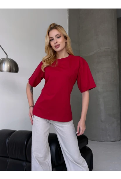 Arka Bağcıklı Belden Oturtmalı T-shirt