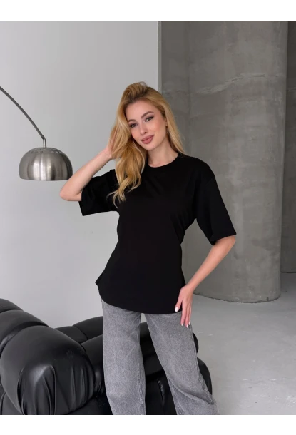 Arka Bağcıklı Belden Oturtmalı T-shirt