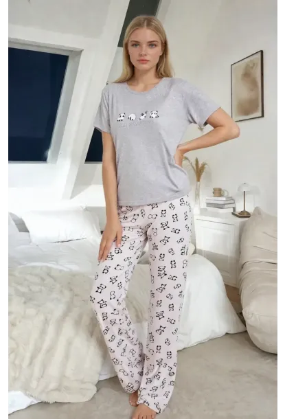 Kısa Kollu Konfor Pijama Takımı