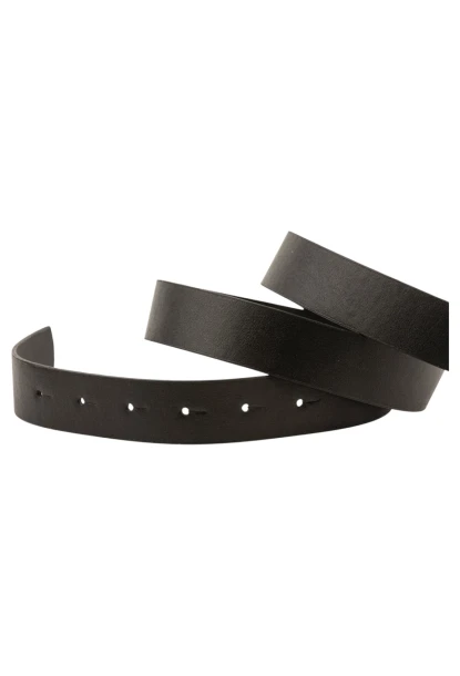 Kadın Desenli Yuvarlak Tokalı Siyah Kadın Kemeri