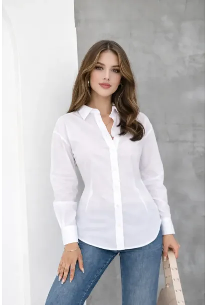 Kadın Oversize Gömlek – Bağlama Detaylı, Uzun Kollu, Şık & Günlük Kombin Gömlek