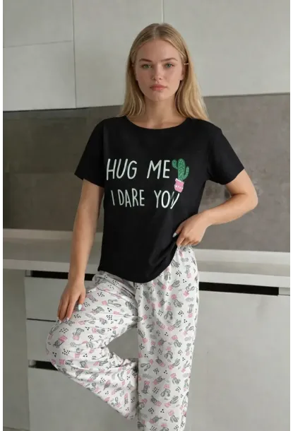 Kısa Kollu Konfor Pijama Takımı