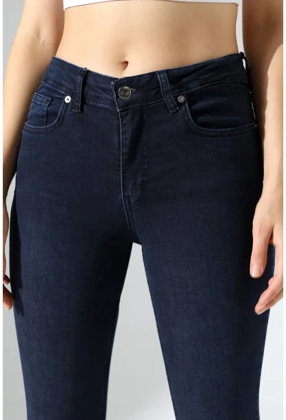 Yüksek Bel Toparlayıcı Skinny Fit Jean Pantolon