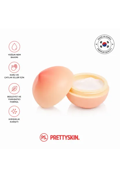 PS PRETTYSKIN Peach Hand Cream 35gr | Nemlendirici Şeftali Özlü El Kremi