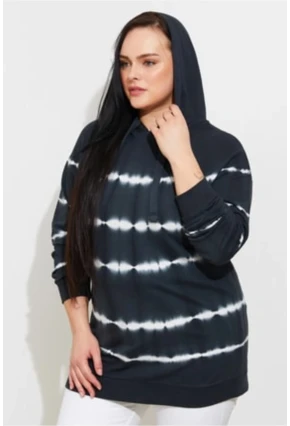 Kadın Antrasit Batik Sweat Tunik İZ171999