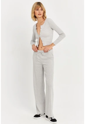 Kadın Gri Palazzo Eşofman Altı ALB6011