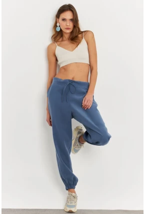 Kadın İndigo Kubra Şalvar Pantolon GÇ900