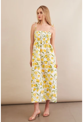 Kadın Multi Straplez Çizgili Plaj Elbisesi OR502