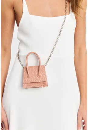Kadın Pudra Zincir Askılı Mikro Çanta BE459