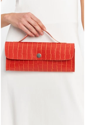 Kadın Turuncu El Çantası BE713