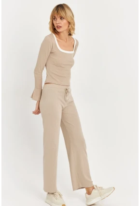 Kadın Vanilya Palazzo Eşofman Altı ALB6011