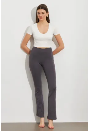 Kadın Antrasit İspanyol Paça Tayt ATS60