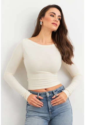 Kadın Ekru Bluz MX9390