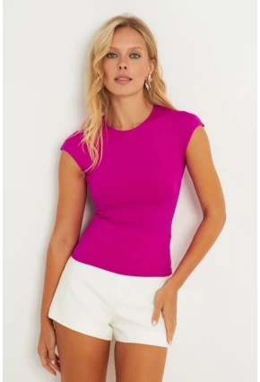 Kadın Fuşya Bluz LPP1281