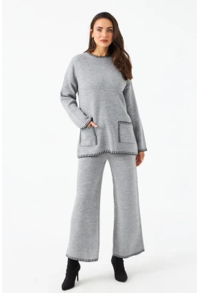 Kadın Gri Alt Üst Takım MMK61