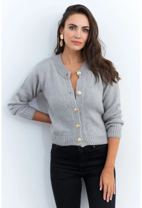 Kadın Gri Hırka YV285