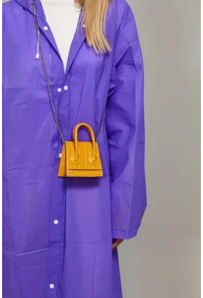 Kadın Hardal Zincir Askılı Mikro Çanta BE459