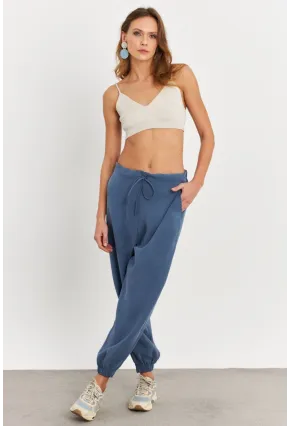 Kadın İndigo Kubra Şalvar Pantolon GÇ900