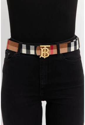 Kadın Kahverengi Desenli Kemer BE705