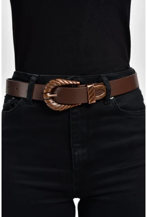 Kadın Kahverengi Kemer BE339