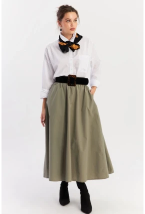 Kadın Mint Çan Etek ELA3951