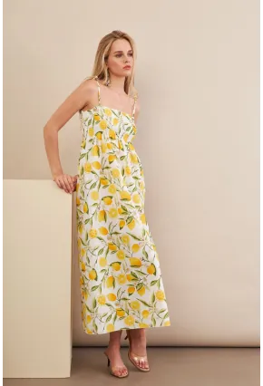 Kadın Multi Straplez Çizgili Plaj Elbisesi OR502