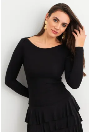 Kadın Siyah Bluz MX9390