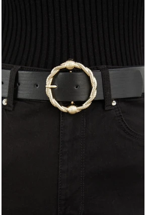 Kadın Siyah Kemer BE601