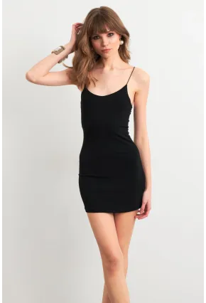 Kadın Siyah Maxi Elbise MEN2059