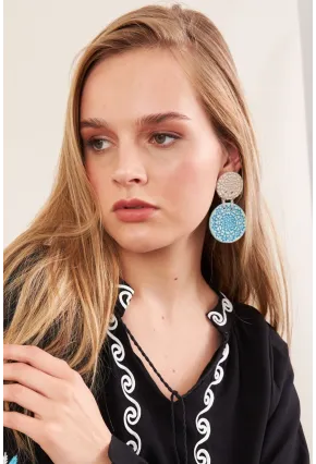 Kadın Siyah Nakışlı Bluz MPC1337