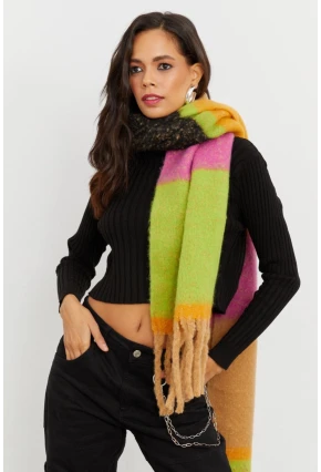 Kadın Siyah Triko Bluz AFŞ7252-9