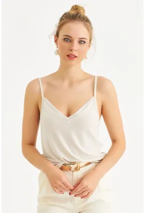 Kadın Taş Tül Şeritli Atlet LPP1024