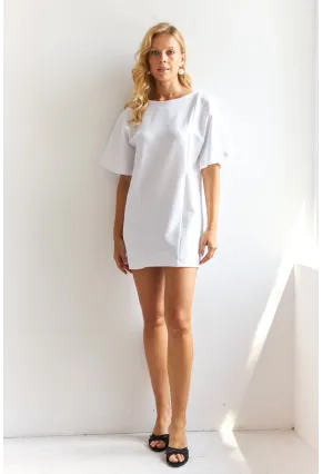 Kadın Beyaz Mini Elbise KAZ22