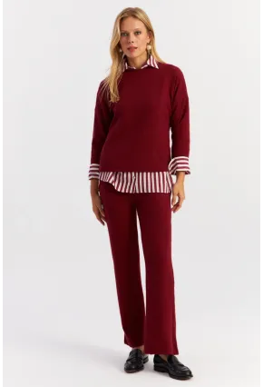 Kadın Bordo Alt Üst Takım YLE19