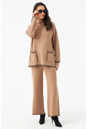 Kadın Camel Alt Üst Takım MMK61