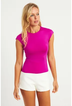 Kadın Fuşya Bluz LPP1281