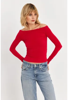 Kadın Kırmızı Bluz HOR13