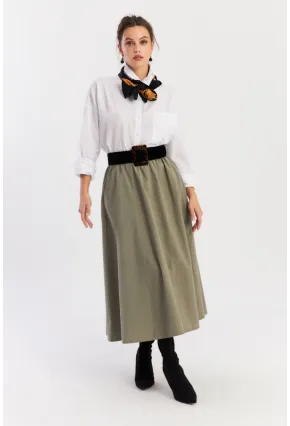 Kadın Mint Çan Etek ELA3951