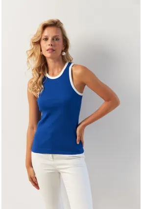 Kadın Saks Biyeli Bluz MSH124