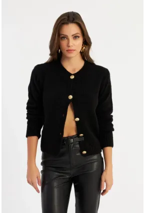 Kadın Siyah Hırka YV285