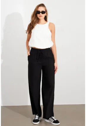 Kadın Siyah Pantolon MPC304