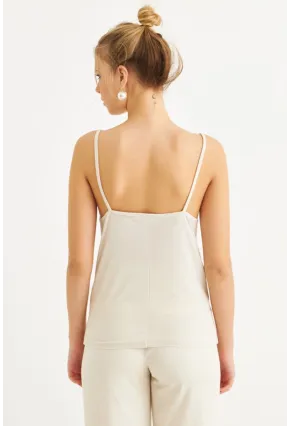 Kadın Taş Tül Şeritli Atlet LPP1024