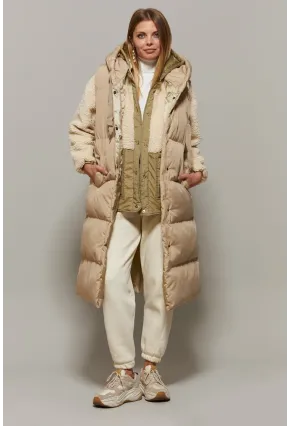 Kadın Taş Uzun Şişme Yelek DAF05