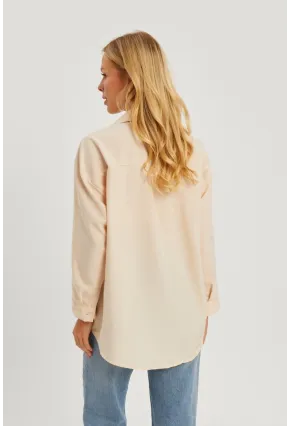 Kadın Vanılya Gömlek Q987