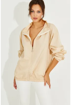 Kadın Vanilya Mevsimlik İnce Yağmurluk MEN2005